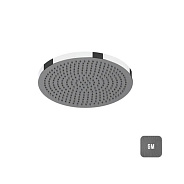 Верхний душ Almar Velvet, 230х230, Gun Metal Brushed PVD (E044292.GM)