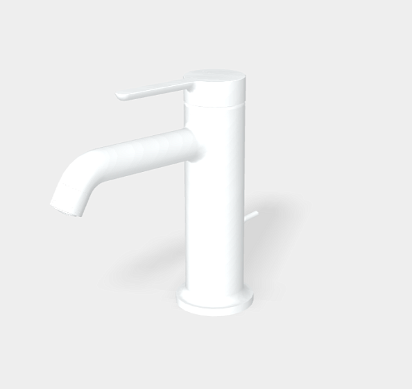 Смеситель для раковины Fima Carlo Frattini Snap, белый матовый (F3111BS.ES)