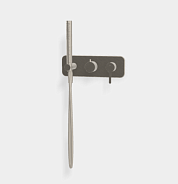 Смеситель для душа Fima Carlo Frattini Snap, на 2 потребителя, никель брашированный (F3129WX2SN)