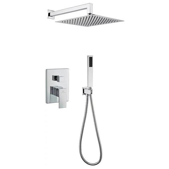 Душевая система встраиваемая (без излива) Grocenberg GB5089CR-3, хром