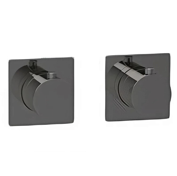 Смеситель для душа Almar Water Control Modular, на 2/3 потребителя, черный металл брашированный (Absolute Black Brushed) (E180182.AB)