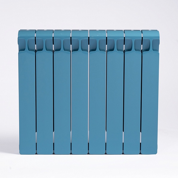 Биметаллический радиатор Rifar Monolit 500, 8 секций Сапфир, боковое подключение