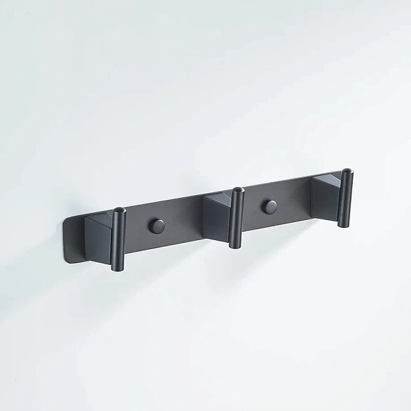 Планка с 3 крючками Shevanik SG5731H, черный