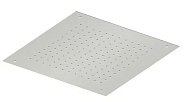 Верхний душ Quadro design 500х500, сталь брашированная (SF038 AS)
