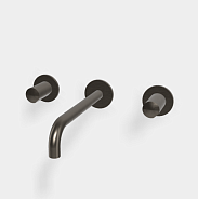 Смеситель для раковины Fima Carlo Frattini So, брашированный чёрный хром (F3191L/5CS)