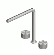 Смеситель для раковины Quadro design Stereo, сталь брашированная (16 32V AS)