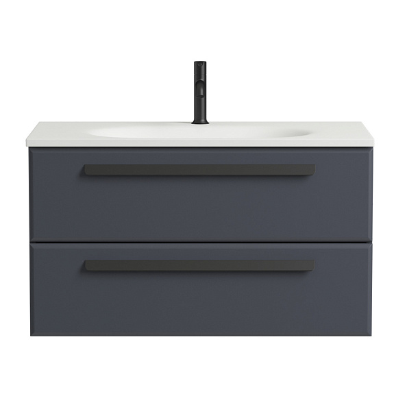 База под раковину подвесная Cezares Eco 900х480х500, Grafito (ECO-900-2C-SO-GR-P)