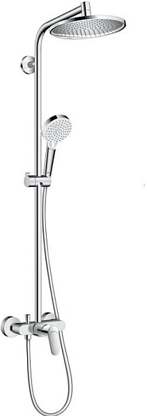 Душевая система Hansgrohe Crometta S 240 1jet Showerpipe Ecosmart хром (27269000)