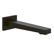 Излив для ванны Villeroy & Boch Architectura Square, черный матовый (TVT125002000K5)