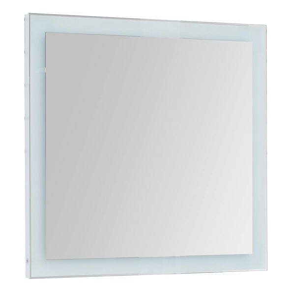 Зеркало Dreja Kvadro 80x85 см, белый