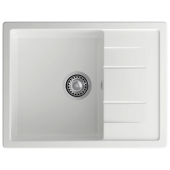 Кухонная мойка GranFest QUADRO 650L, иней