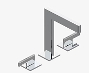 Смеситель для раковины THG Icon-X Titanium with lever, латунь PVD (U7M H49 151)