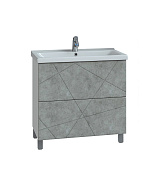 Тумба с раковиной напольная VIGO Geometry tn.bsf.GEO.FOS.70.2Y бетон, 70 см
