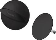 Внешняя часть набора Hansgrohe Flexaplus для слива и перелива 58185670, матовый черный