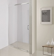Душевая дверь BelBagno Uno 140x195 см, прямоугольная, хром (UNO-195-BF-1-140-C-Cr)