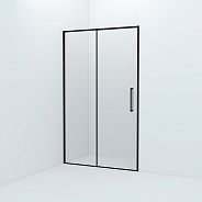 Душевая дверь IDDIS Slide черный алюминиевый профиль 120х195 см (SLI6BS2i69)