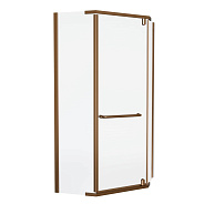 Душевой уголок Knotlor FCD090CG0RB 5-тиугольный 90х90х200, бронза