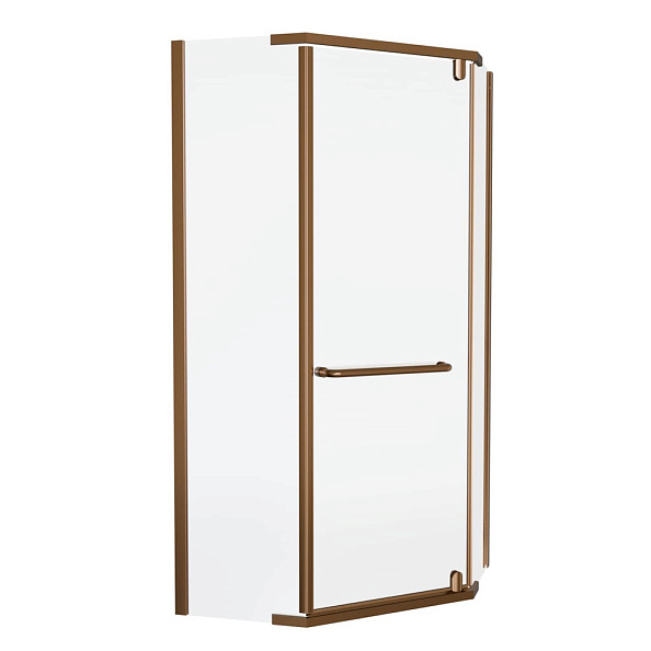 Душевой уголок Knotlor FCD090CG0RB 5-тиугольный 90х90х200, бронза