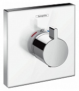 Термостатический смеситель Hansgrohe ShowerSelect для душа Highflow (внешняя часть) бел/хром (15734400)