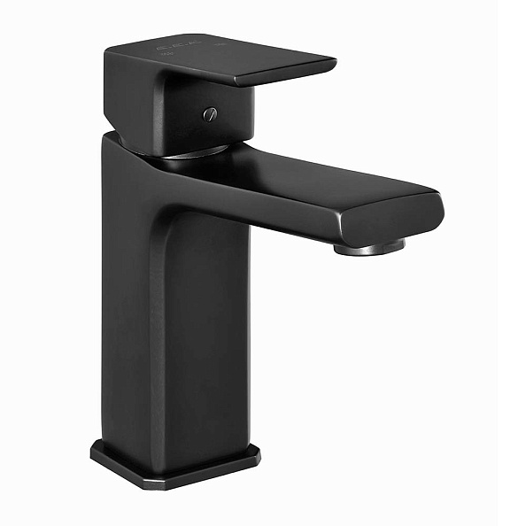 Смеситель для раковины E.C.A TIERA 121 без донного клапана матовый черный (102108989C1EX)