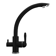 Смеситель для кухни Ulgran UQ-017-07, уголь