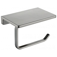 Держатель для туалетной бумаги с полочкой Grocenberg AC0027BG, графит