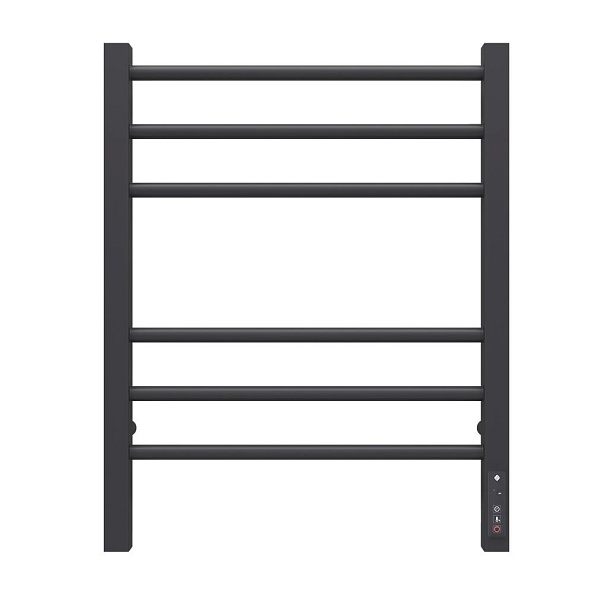 Полотенцесушитель электрический Terminus Сицилия П6 4500х600 КС 905, черный, справа подключение (4670078527622)