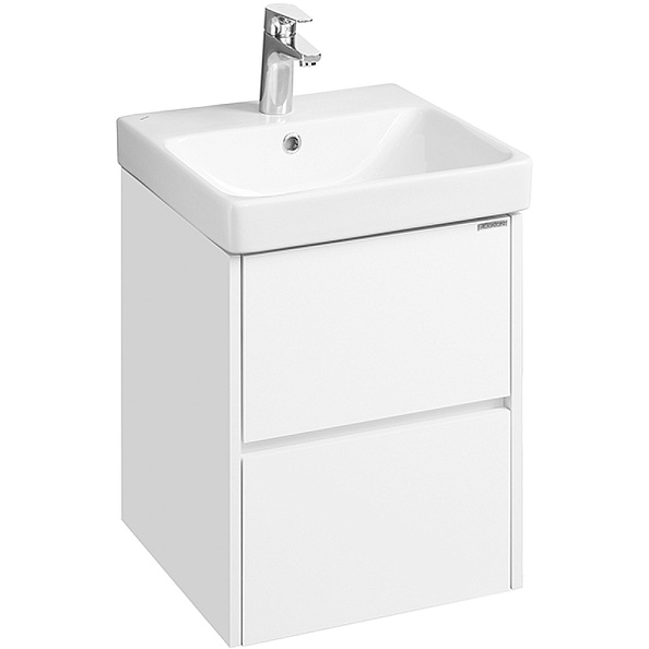 1A2516K0SD010 Набор AQUATON: 1A251601SD010 Тумба-умывальник Сканди 45 Белый/1WH501630 Раковина Адриана 45