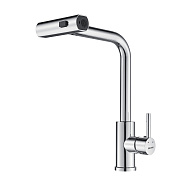 Смеситель для кухни с мультифункциональным изливом Shevanik S263, хром