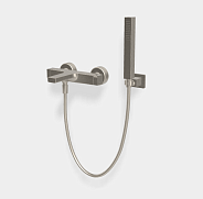 Смеситель для ванны и душа Fima Carlo Frattini Zeta, никель брашированный (F3964SN)