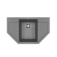Кухонная мойка Ulgran U-609-309, темно-серый
