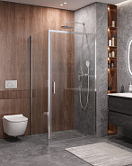 Душевой уголок Cezares Molveno 90x80x195 мм, прямоугольный, хром (MOLVENO-AH-1-90/80-C-Cr-IV)