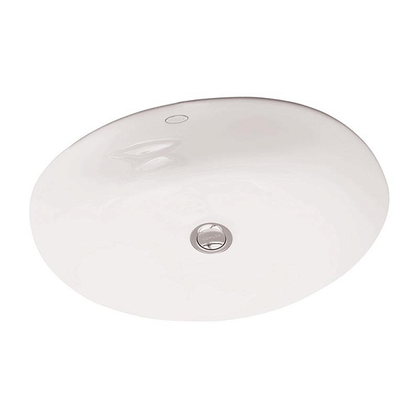 Раковина встраиваемая Jacob Delafon Caxton E2210-0 снизу 49x41 cm, белая с отв перелива