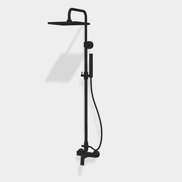 Душевая стойка Fima Carlo Frattini Shower column, черный матовый (F3385/2NS)