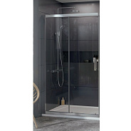 10RV2K-90 блестящий + транспарент, двери душевые (СНЯТА С ПРОИЗВОДСТВА)