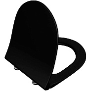120-083-009 Sento тонкое дюропластовое сиденье микролифт, цвет Матовый черный