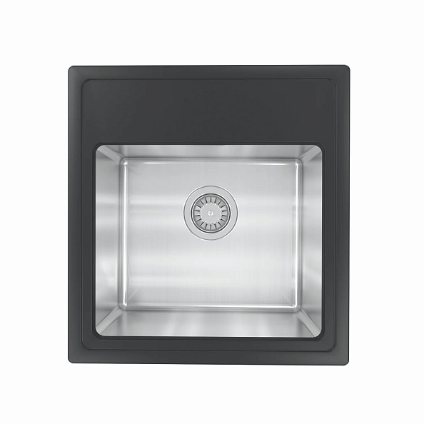 Кухонная мойка Florentina КОМБИ 21.455.B0480.302, антрацит