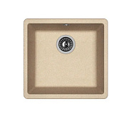 Мойка кухонная иск. камень Флорентина "Вега 400" 440х420х217 песочный FG подстольная (22.315.C0400.1
