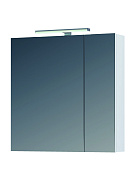 Шкаф VIGO навесной с зеркалом Plaza 700 со светильником (zsh.PLA.70.El)