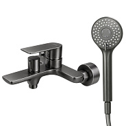 Смеситель для ванны Maretti Ritta-GM RIGM22RF505, оружейная сталь