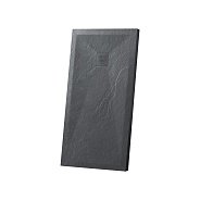 Поддон для душа из искусственного камня Vincea (VST-4SR9010A), 1000х900х25 мм, антрацит