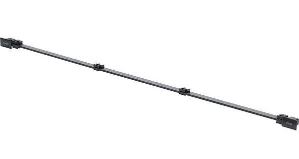 Дизайн-вставка под плитку Viega Advantix Vario черная (711870)