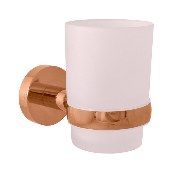 Стакан для ванной комнаты Rav Slezak COLORADO COA0201ZRK, розовое золото брашированное