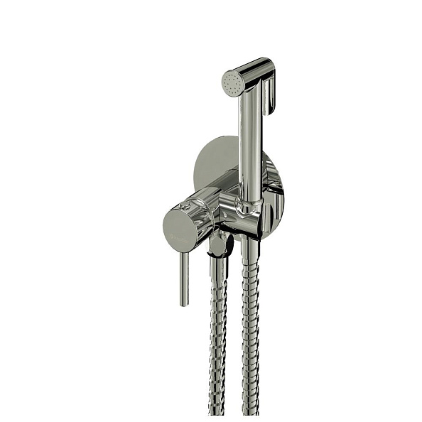 Гигиенический душ со смесителем встраиваемый Knotlor FHS01C1C, хром