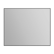 Зеркало в алюминиевой раме BelBagno 1000 х 20 х 800 (SPC-AL-1000-800 Nero)