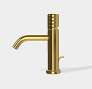 Смеситель для раковины Fima Carlo Frattini Spillo Tech, X Collection, золото (F3031TXSXOR)