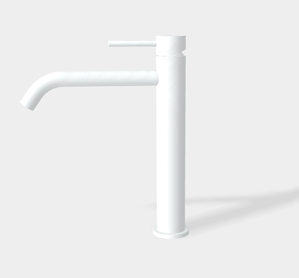 Смеситель для раковины Fima Carlo Frattini Spillo Up, белый матовый (F3031LXSBS)