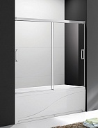 Шторка на ванну Cezares Tandem-Soft 180x145 мм, прямоугольная, хром (TANDEM-SOFT-VF-2-180/145-C-Cr-IV)