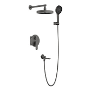 Душевая система BELZ встроенная оружейная сталь (B80713-3)