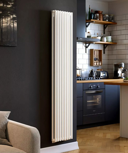 Радиатор КЗТО Гармония А25 N 2-1750-6 белый, боковое подключение